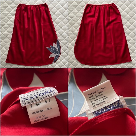 🌹 Natori, Vintage Nelumbo Nucifera Slip Set - Picture 11 of 16